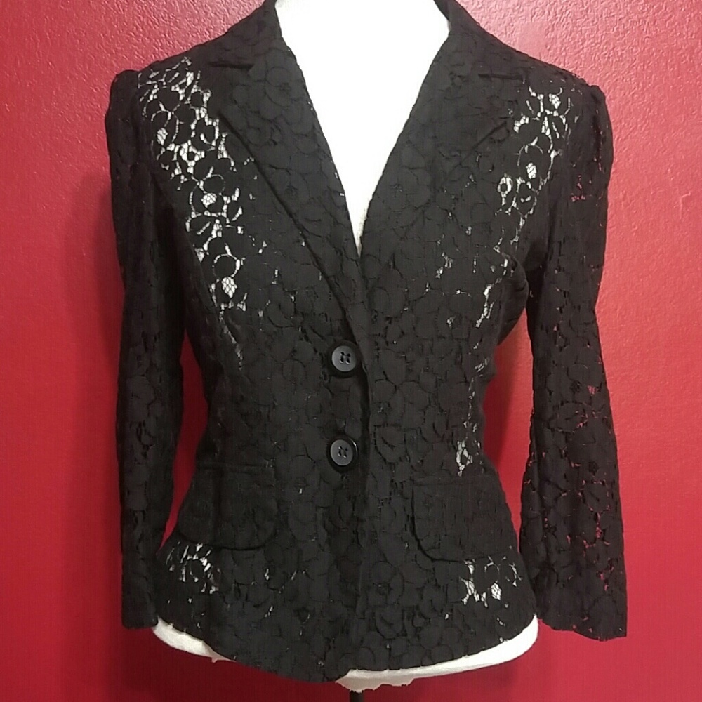 Heartsoul Lace Blazer EUC